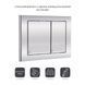 Панель смыва для унитаза Qtap Nest QT0111M06028CRM