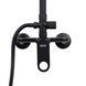 Душевая система для душа Qtap Jay QTJAY110BLM45550 Black Matt