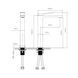 Смеситель для раковины Qtap Slavonice высокий QTSLA1042H103B Black Matt