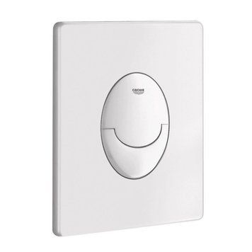 фотографія Панель смыва для унитаза Grohe Skate Air 38505SH0 предоставляет высокую производительность и элегантный дизайн для вашей туалетной комнаты.Основные характеристики:Коллекция: Skate Air.Поверхность: Белый.Материал: ABS пластик.Назначение