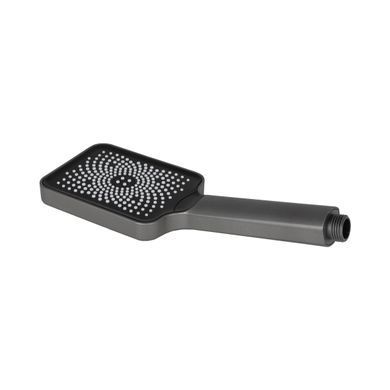 фото Qtap Rucni Лейка для ручного душа 145x90 мм прямоугольная QTRUCA145S1GRP Graphite