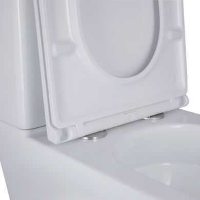 фотографія Унітаз-компакт Qtap Cardinal Ultra Quiet безободковий з сидінням Soft-close QT04222168AUQ3W