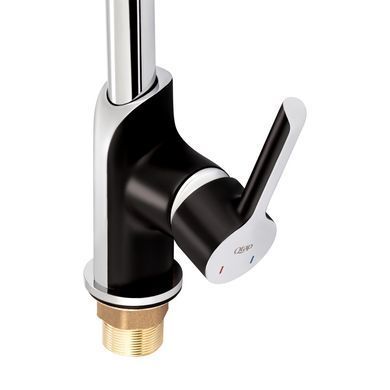 фотографія Смеситель для кухни Qtap Grand QTGRABCR007F Chrome/Black