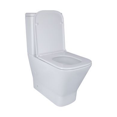 фотографія Унітаз-компакт Qtap Cardinal Ultra Quiet безободковий з сидінням Soft-close QT04222168AUQ3W