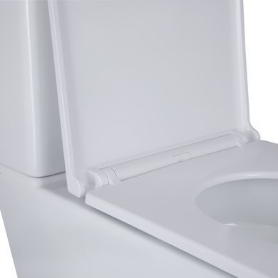 фотографія Унітаз-компакт Qtap Cardinal Ultra Quiet безободковий з сидінням Soft-close QT04222168AUQ3W
