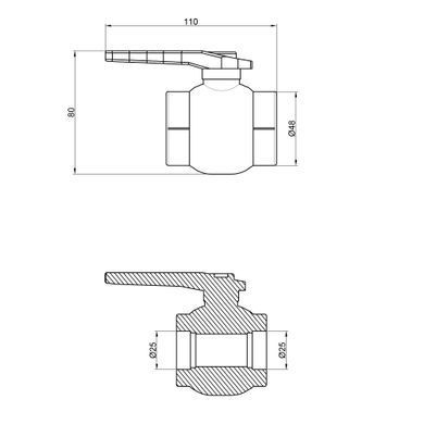 фото Кран шаровой PPR Thermo Alliance 25