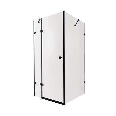 фото Душевая кабина Qtap Capricorn BLA1099SC6 90x90 см, стекло Clear 6 мм, покрытие CalcLess без поддона