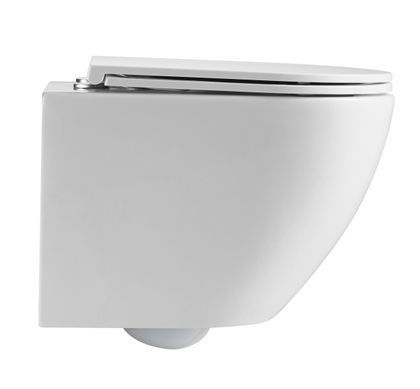 фото Унітаз підвісний Mixxus Premium Ellipse-0301-R 495x365x365mm, система змиву Rimless (MP6460)