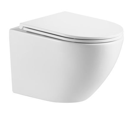 фото Унітаз підвісний Mixxus Premium Ellipse-0301-R 495x365x365mm, система змиву Rimless (MP6460)