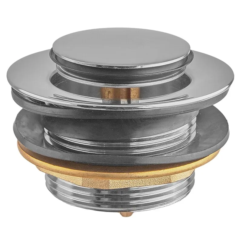 фото Донний клапан для ванни KOER PW-06-01 автоматичний (Click-Clack) (Колір хром) 1 1/2'' (KR5799)