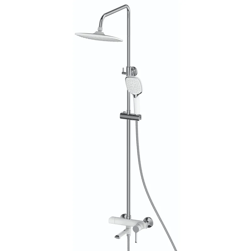 фото Душова колона із змішувачем Mixxus Premium Edem 009-J (White) (MI5847)