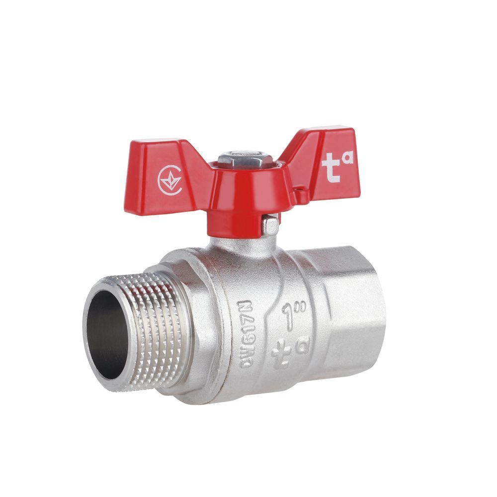 фотографія Кран кульовий Thermo Alliance Forte 1" ВЗ для води (метелик) SF607W25