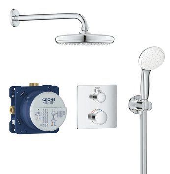 фотографія Душова система прихованого монтажу з термостатом Grohe Grohtherm Convent. Concealed (34729000)