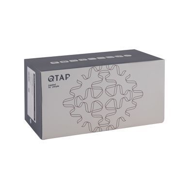 фото Смеситель для раковины Qtap Gemini скрытого монтажа QTGEM273BLM45694 Black Matt
