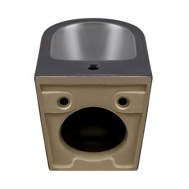 фото Биде подвесное Qtap Scorpio 515x360x345 Matt black QT1455053FMB