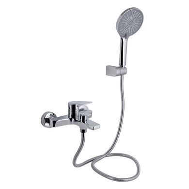 фото Смеситель для ванны Qtap Stenava New (c душевым гарнитуром) QTSTE259CRM45537 Chrome