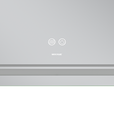 фото Дзеркало MIXXUS PREMIUM QUADRO MR20-100x80 з LED Touch, Anti-fog, димером, рег. яскравості, лінзою (MP6623)