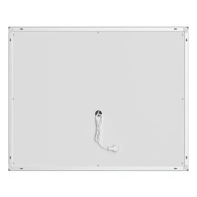 фото Дзеркало MIXXUS PREMIUM QUADRO MR20-100x80 з LED Touch, Anti-fog, димером, рег. яскравості, лінзою (MP6623)