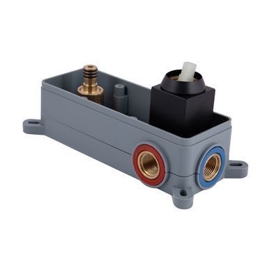 фото Смеситель для раковины Qtap Gemini скрытого монтажа QTGEM273BLM45694 Black Matt