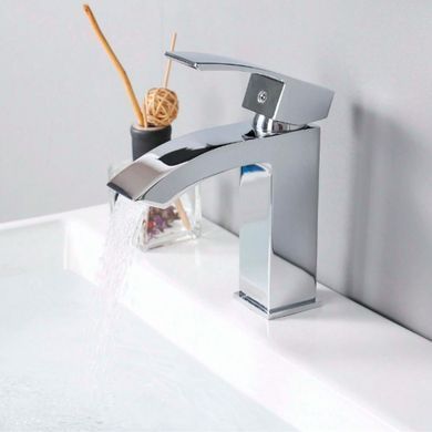 фото Смеситель для раковины Qtap Swan Cascada QTSWA270CRM45564 Chrome