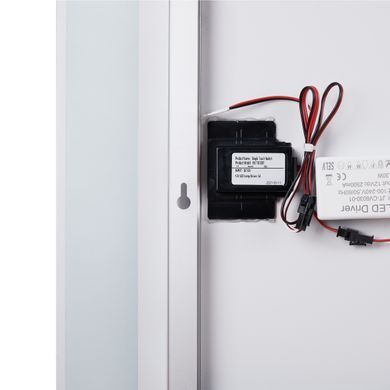 фото Зеркало Qtap Swan 700х500 с LED-подсветкой Touch, диммер, рег. яркости Reverse QT167814145070W