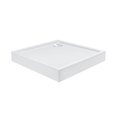 фото Набор Qtap душевая кабина Capricorn CRM1099SC6 Clear 2020x900x900 мм + поддон Tern 309912C 90x90x12 см с сифоном