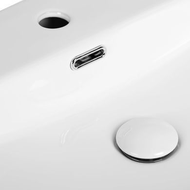 фото Раковина підвісна-накладна Mixxus Premium QUADRO-0204 600x420x130mm (отвір під змішувач, перелив) (MP6719)