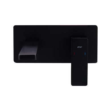 фото Смеситель для раковины Qtap Gemini скрытого монтажа QTGEM273BLM45694 Black Matt