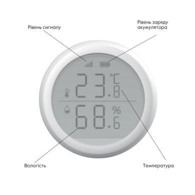 фото ZigBee Беспроводной датчик температуры и влажности ZB-ZTH