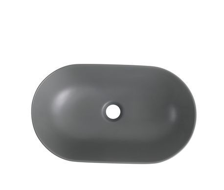 фото Раковина накладна Mixxus Premium ELLIPSE-0109 GRAY 500x300x140mm (MP6653)