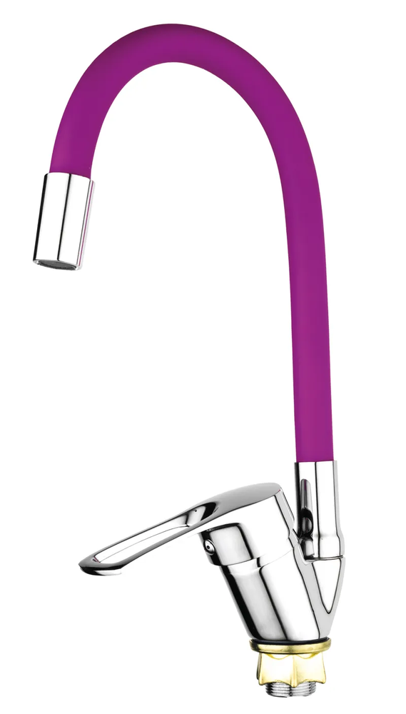 фото Змішувач для кухні Mixxus FANY 011 (Nut) Refl.Purple (без підведення) (MI6291)