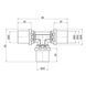 Тройник пресс Icma 20х20х20 №406