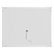 Дзеркало MIXXUS PREMIUM QUADRO MR20-100x80 з LED Touch, Anti-fog, димером, рег. яскравості, лінзою (MP6623)