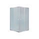 Lidz Wawel SC80x80.SAT.LOW.FR Душова кабіна квадратна, скло Frost 4 мм + Lidz Душовий піддон KAPIELKA ST80x80х14