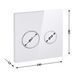 Панель змиву для унітаза Qtap Nest Uni QT0211P01V1176W