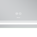 Дзеркало MIXXUS PREMIUM QUADRO MR20-100x80 з LED Touch, Anti-fog, димером, рег. яскравості, лінзою (MP6623)