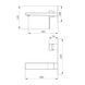 Смеситель для раковины Qtap Gemini скрытого монтажа QTGEM273BLM45694 Black Matt