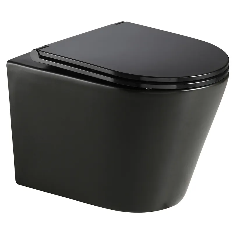 фото Унітаз підвісний Mixxus Premium Bevel-0301-R Black 515x355x365mm, система змиву RIMLESS (MP6471)