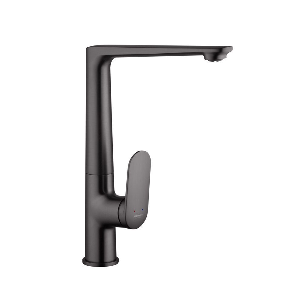 фотографія Змішувач для кухні Kroner Element 211512A-5301Змішувач Kroner Element 211512A-5301&mdash; сучасне рішення для кухні, що поєднує ергономічний дизайн, високу функціональність і надійні європейські комплектуючі. Завдяки високому Г-подібному поворотному вил