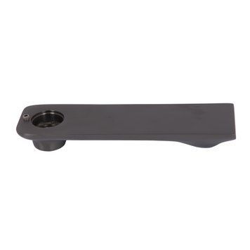 фото Излив Qtap (160х44х21,5) для душевой системы Vlasta New Gunmetal Black PVD QTVLA16044215GMB49669