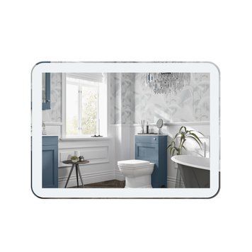 фотографія Дзеркало Qtap Swan 800х600 з LED-підсвічуванням Touch, димер, рег. яскравості Reverse QT167814146080W