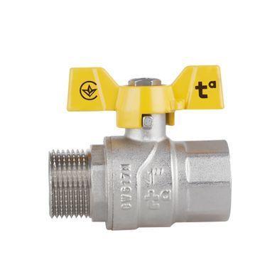 фото Кран шаровой Thermo Alliance Forte 1" ВН для газа (бабочка) SF607G25