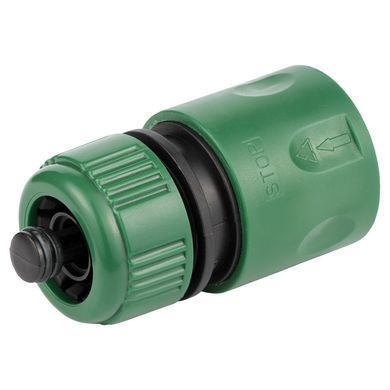 фото Конектор 1/2" швидкознімний аквастоп для шланга 1/2" (ABS) GRAD (5016115)