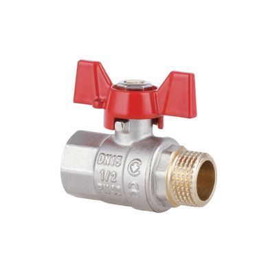 фото Кран шаровой Thermo Alliance Standart 1/2" ВН для воды (бабочка) SD607NW15PN40