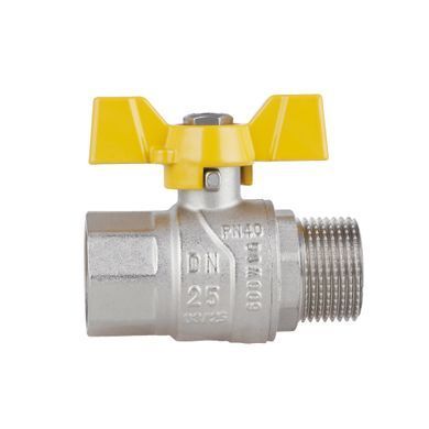 фото Кран шаровой Thermo Alliance Forte 1" ВН для газа (бабочка) SF607G25