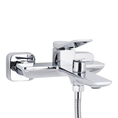 фотографія Змішувач для ванни Qtap Presto (з душовим гарнітуром) QTPRE259CRM45574 Chrome