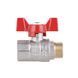 Кран шаровой Thermo Alliance Standart 1/2" ВН для воды (бабочка) SD607NW15PN40