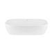 Комплект Qtap Robin: Раковина накладная прямоугольная 610x400x145 мм White + Донный клапан PU02