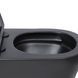 Унітаз підвісний Qtap Scorpio Ultra Quiet безобідковий з сидінням Soft-close MATT BLACK QT14332380AMB