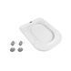 Сиденье для унитаза Qtap Presto с микролифтом Slim QT26992615EW